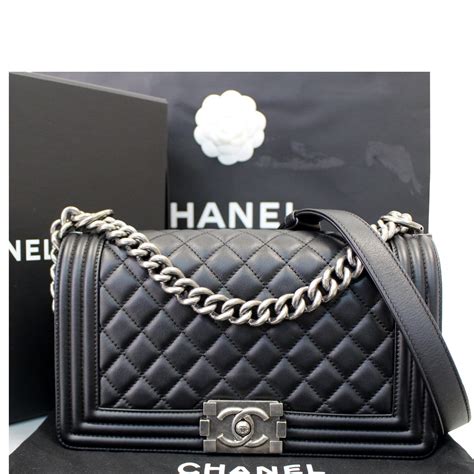 chanel boy bag blogg|chanel black boyfriend bag.